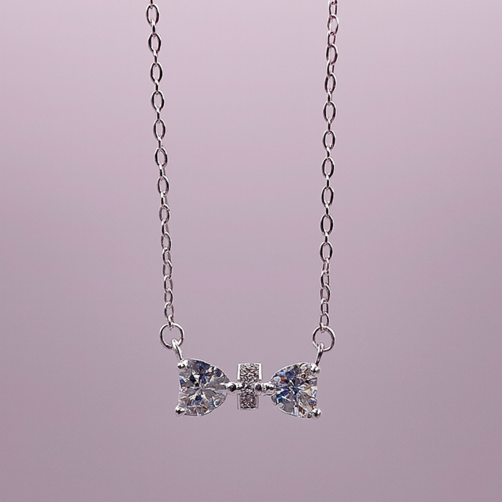 Collar Moño Zirconias