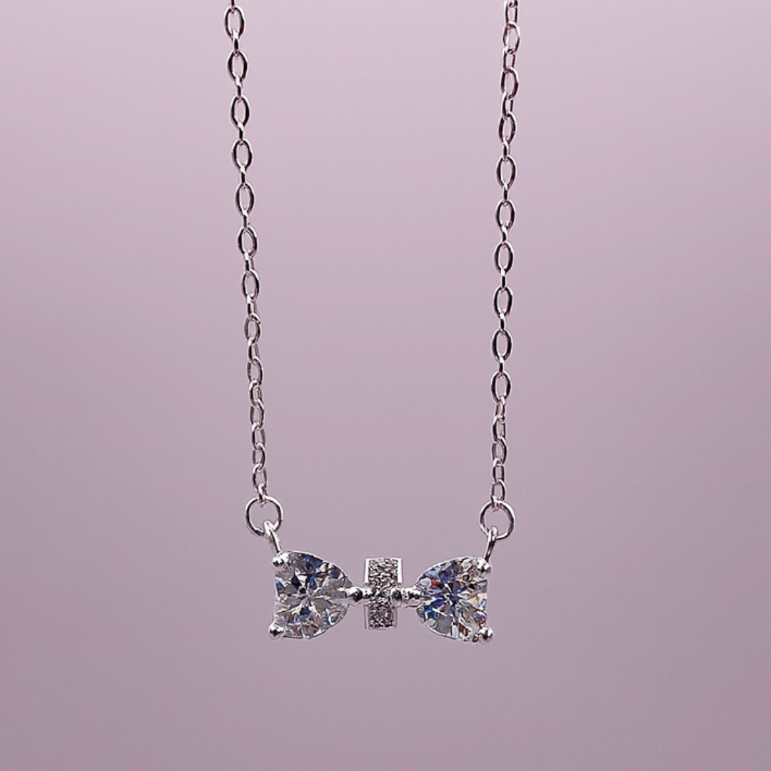 Collar Moño Zirconias