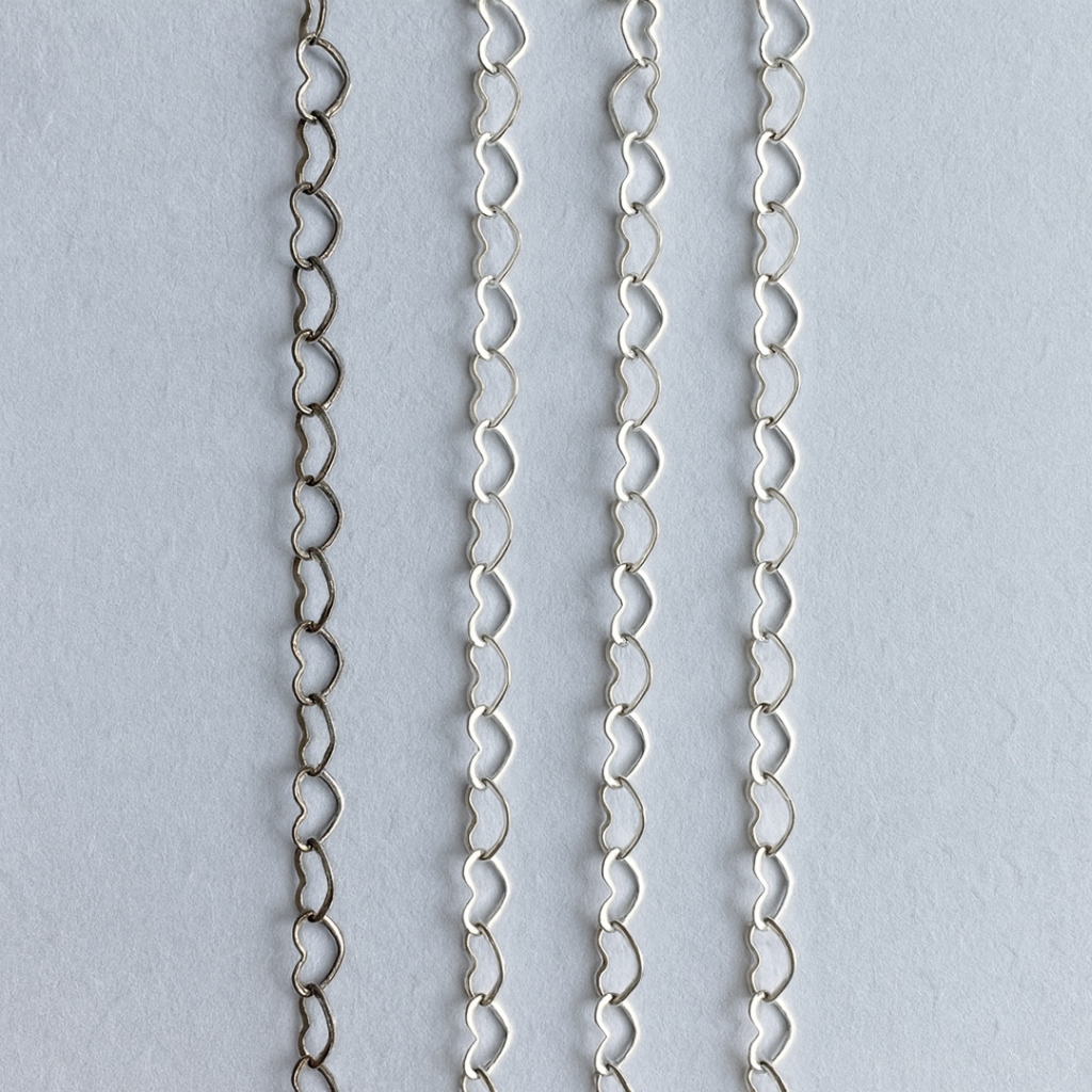 Cadena Eslabones de Corazones.