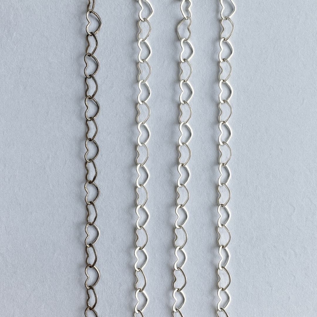 Cadena Eslabones de Corazones.