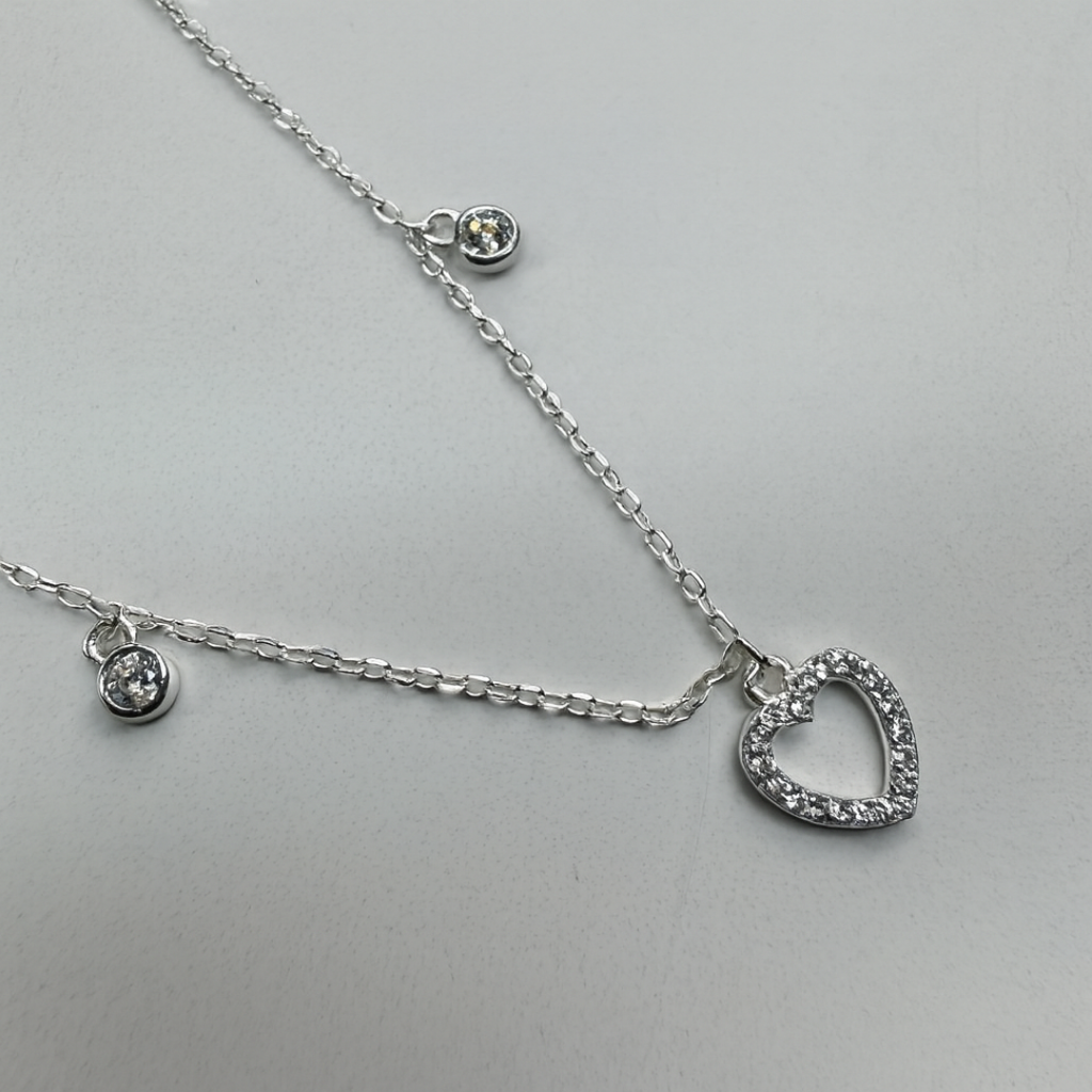 Collar Luna, Corazón y Estrella