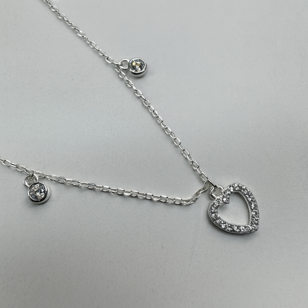 Collar Luna, Corazón y Estrella