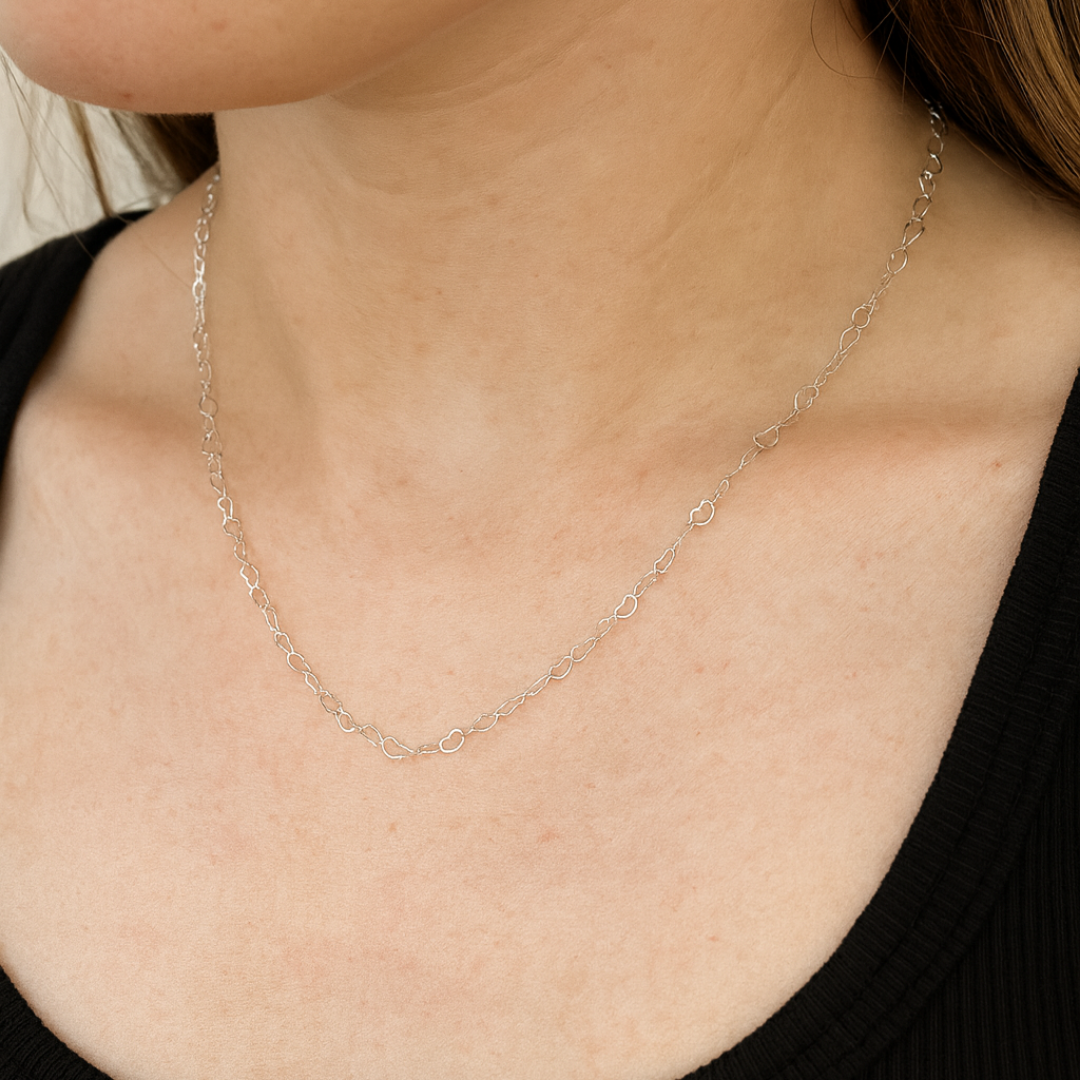 Cadena Eslabones de Corazones.