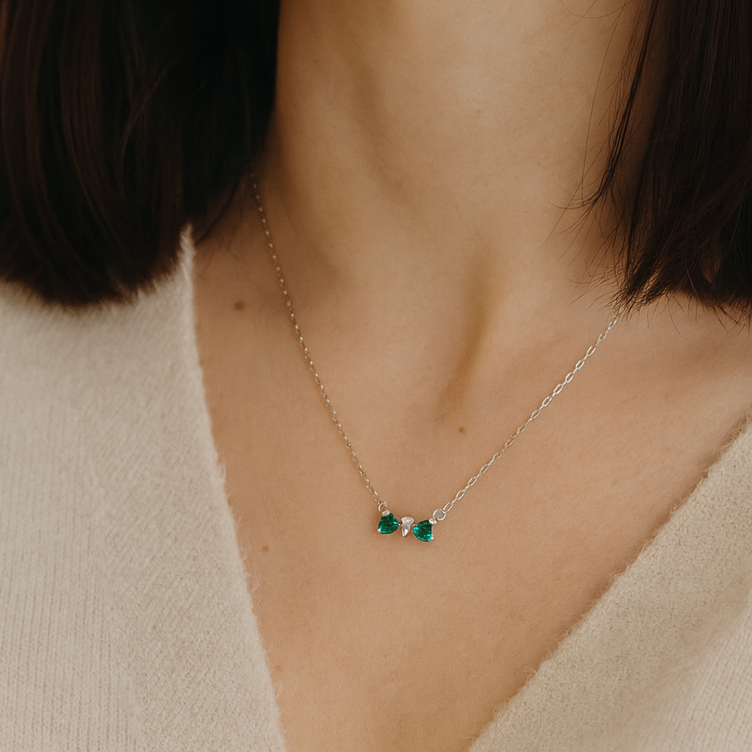 Collar Moño Zirconias