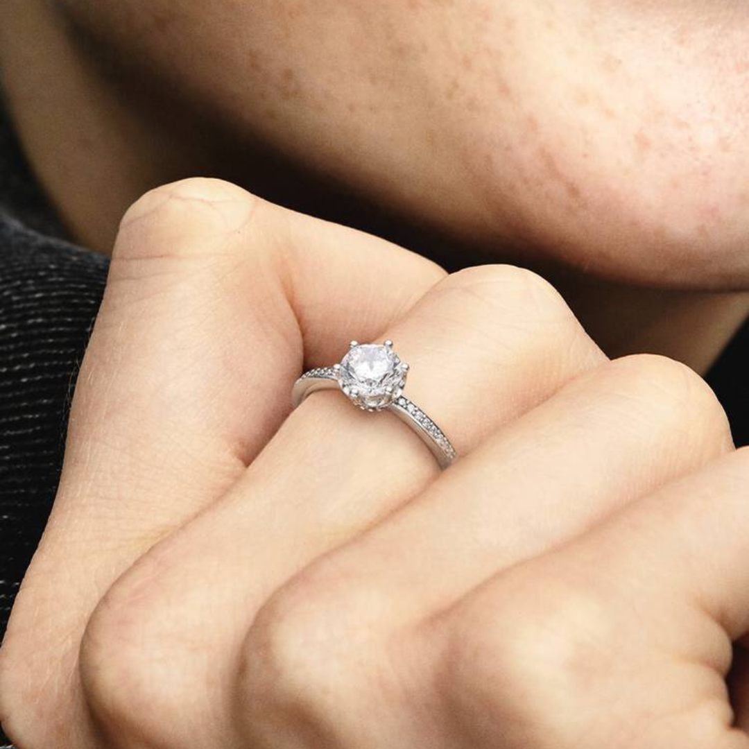 Anillo Solitario Redondo