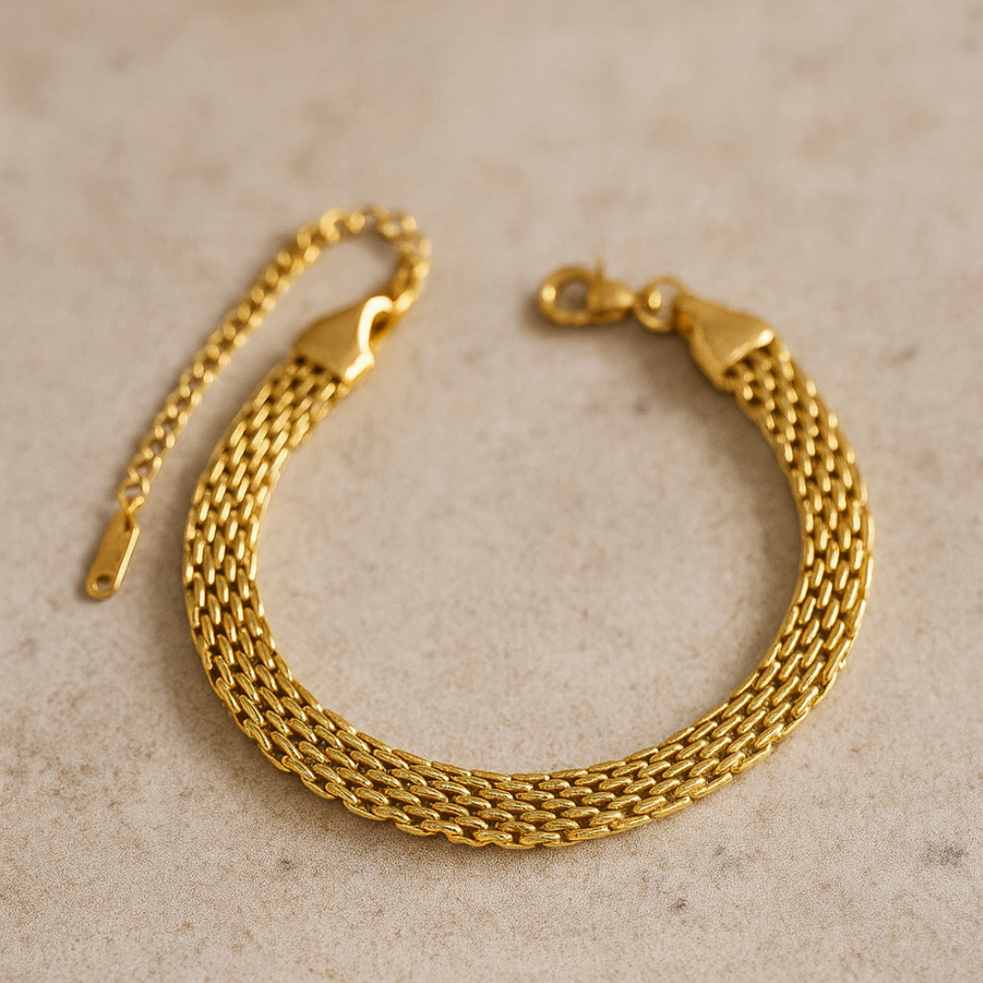 Pulsera Gruesa Tejido Especial