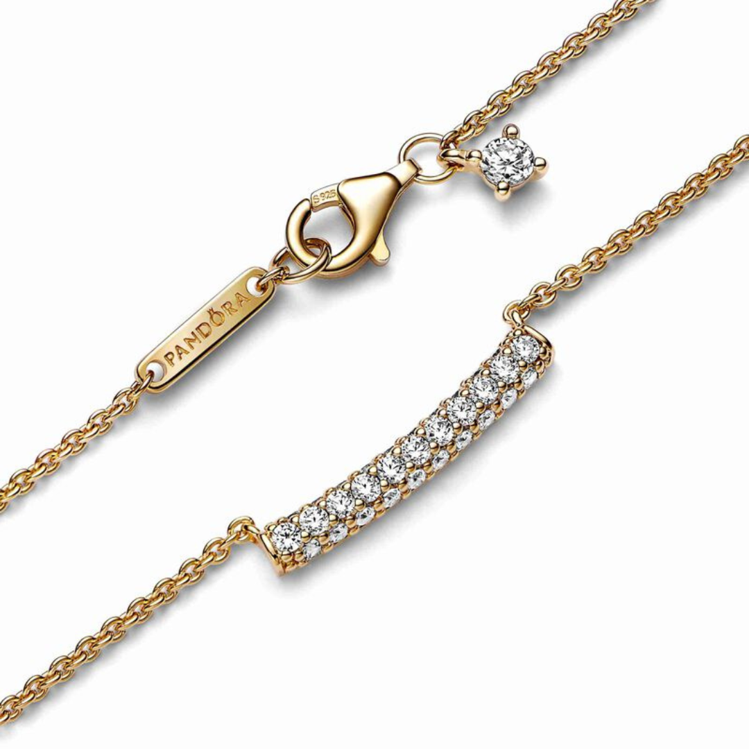 Collar Placa de Zirconias Shine