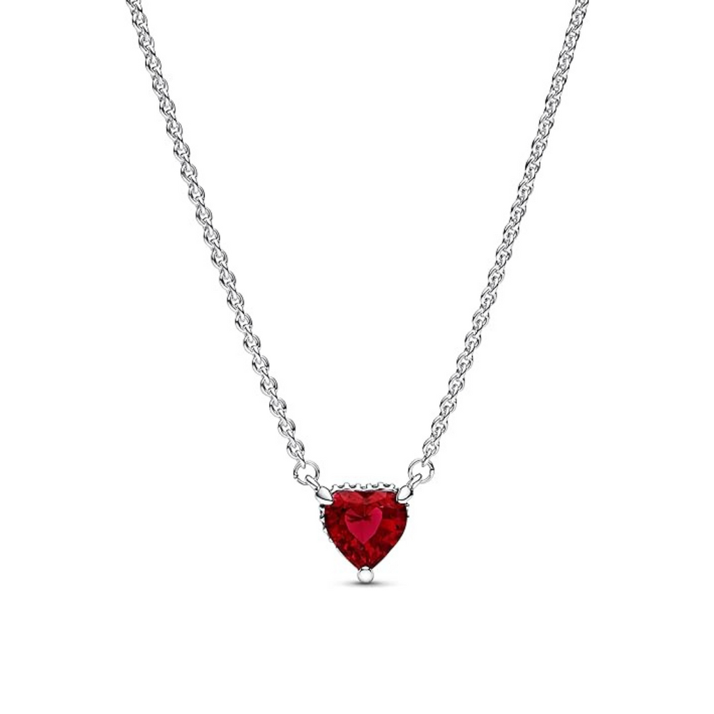 Collar Corazón Rosa