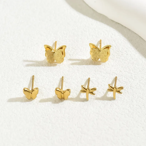 Set De Aretes Mariposas