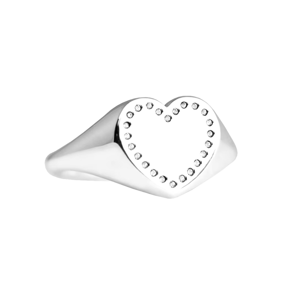 Anillo Corazón Liso