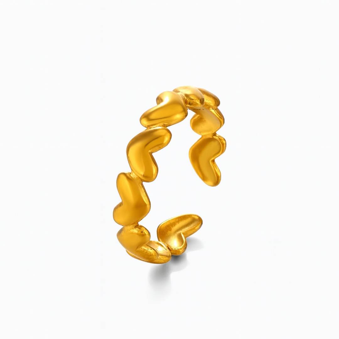 Anillo Corazones