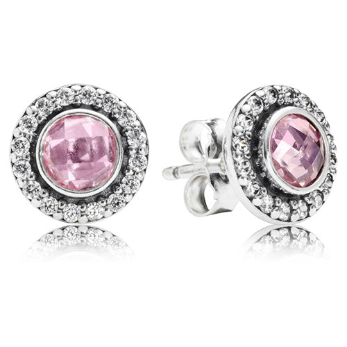 Aretes Circulo Rosa