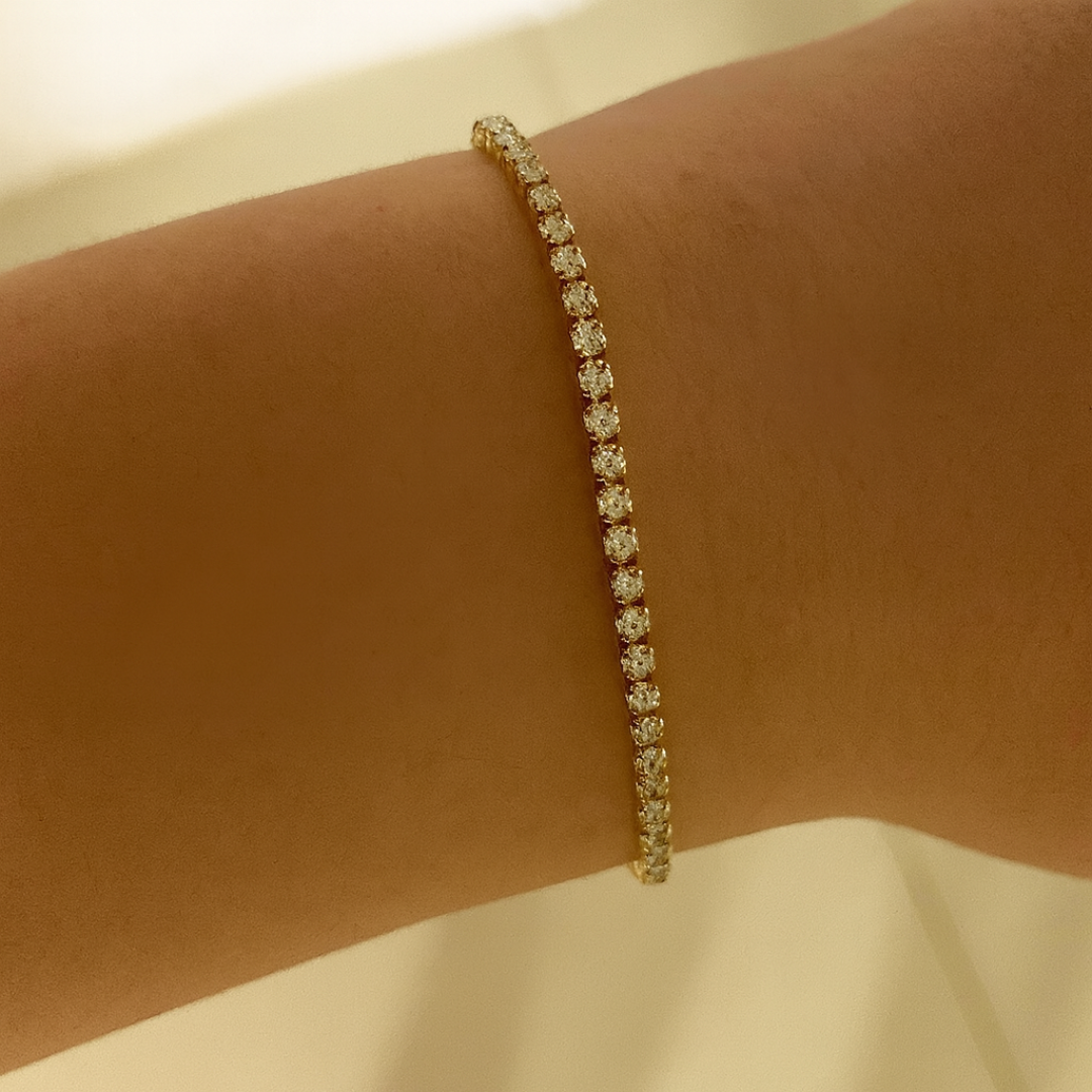 Pulsera Tenis Gold