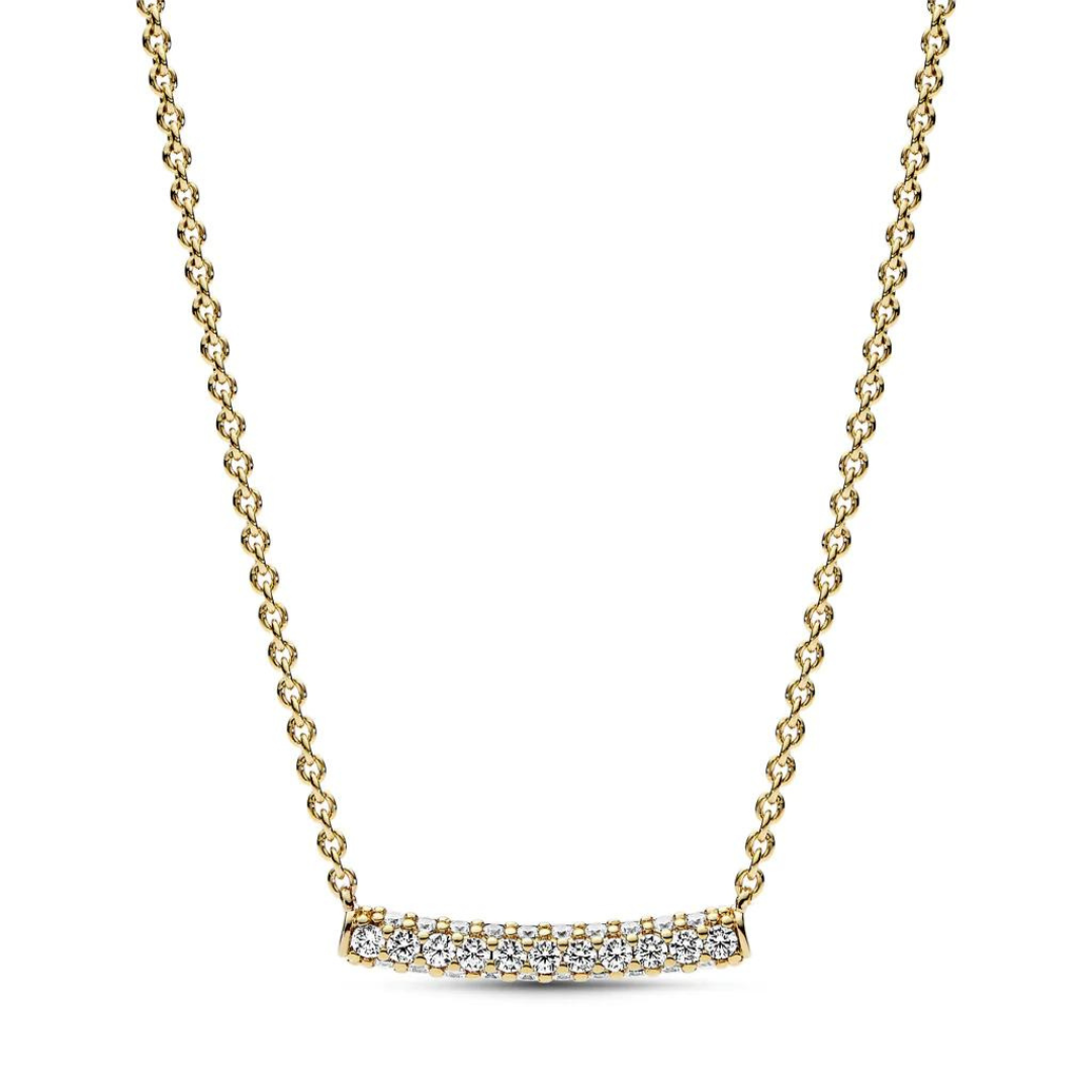 Collar Placa de Zirconias Shine