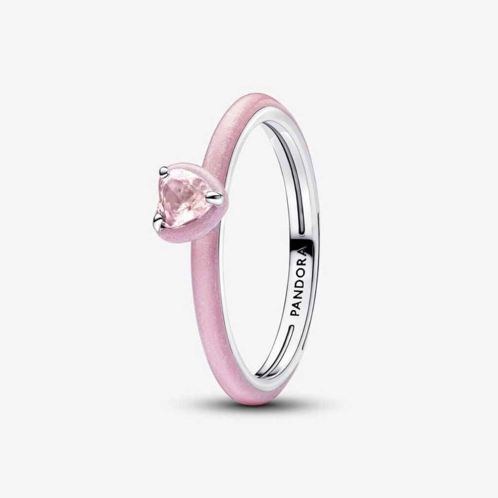 Anillo Corazón Chakra Rosa