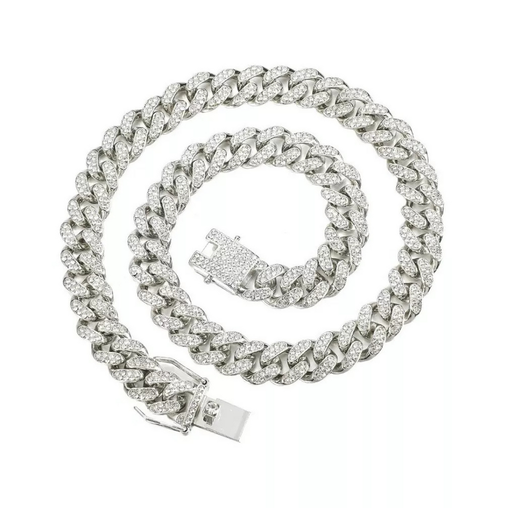 Cadena Cubana Con Zirconias