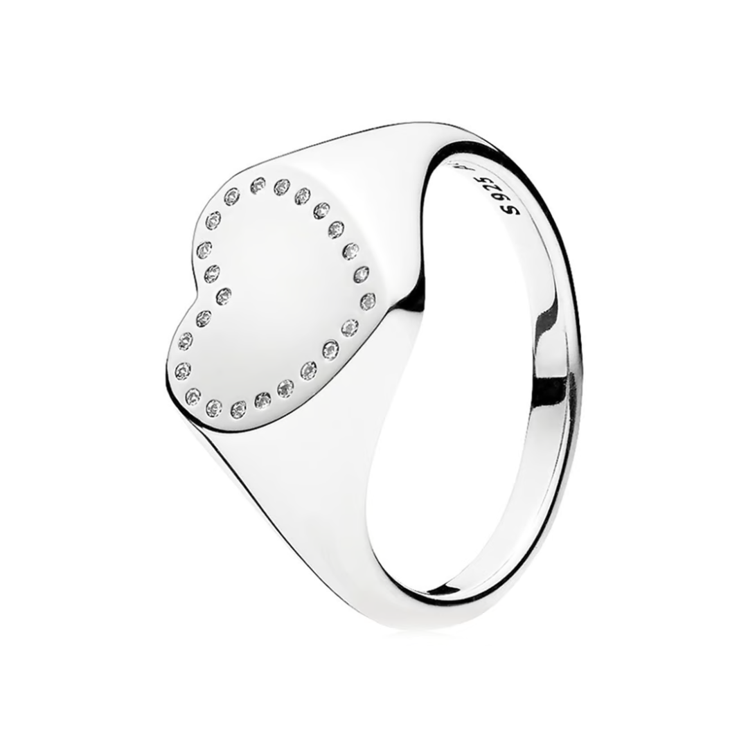 Anillo Corazón Liso