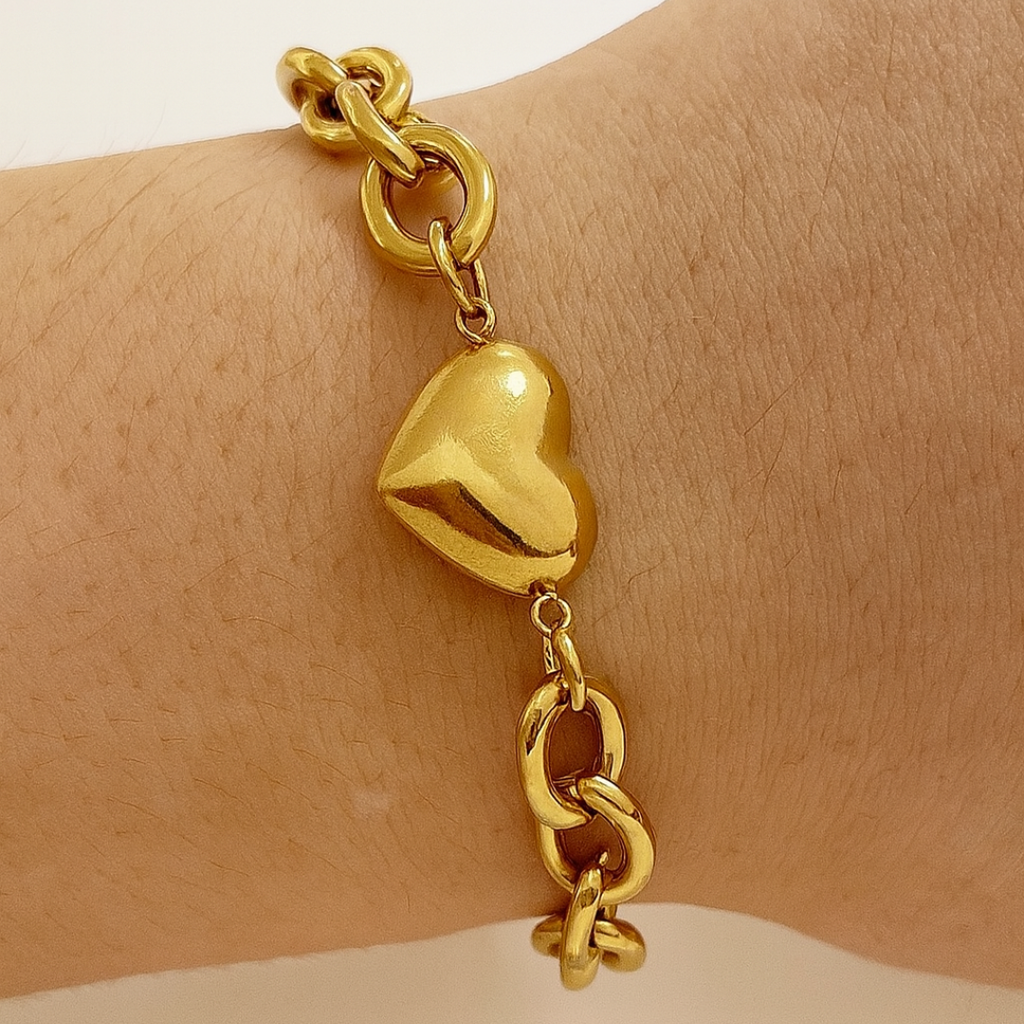 Pulsera Chained Heart