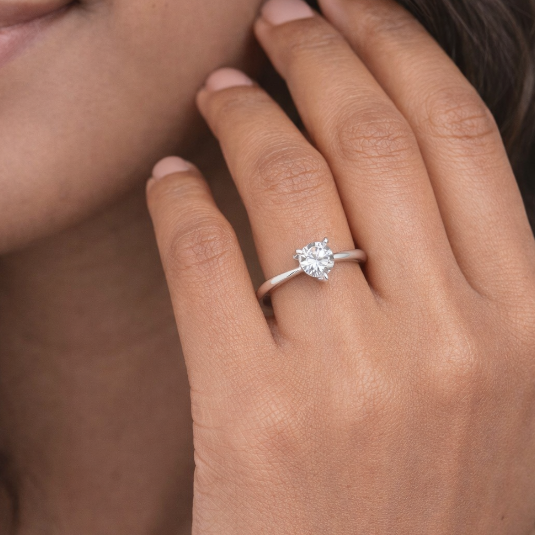 Anillo Solitario Clásico