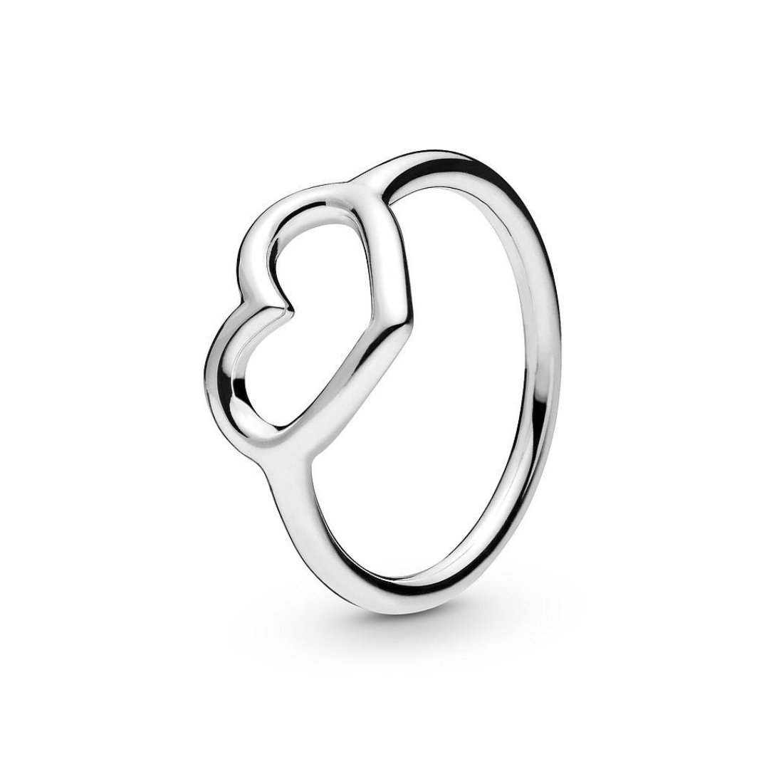Anillo Corazón Silueta