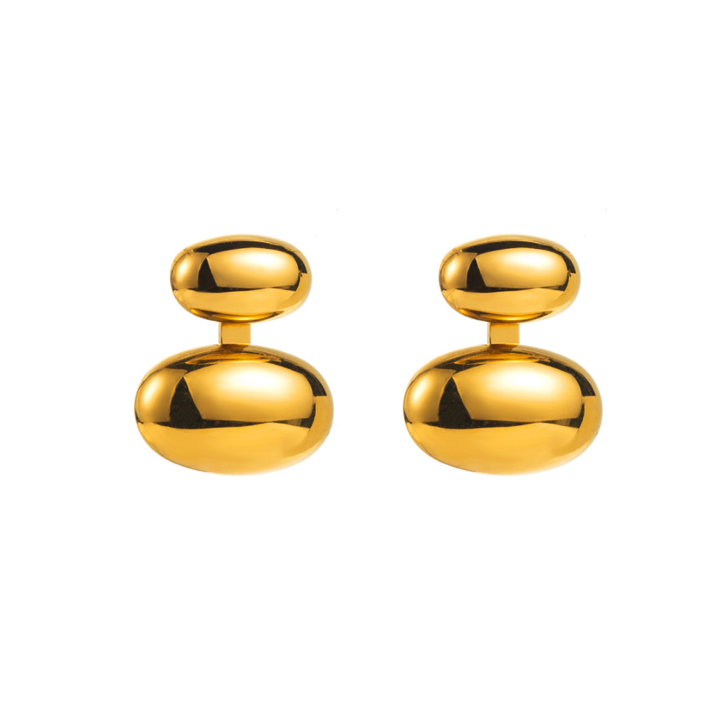 Aretes Double Oval