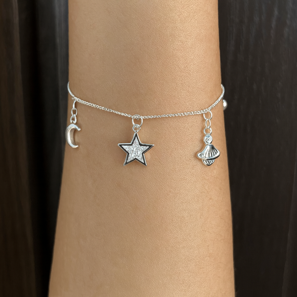 Pulsera Planeta, Estrella y Luna