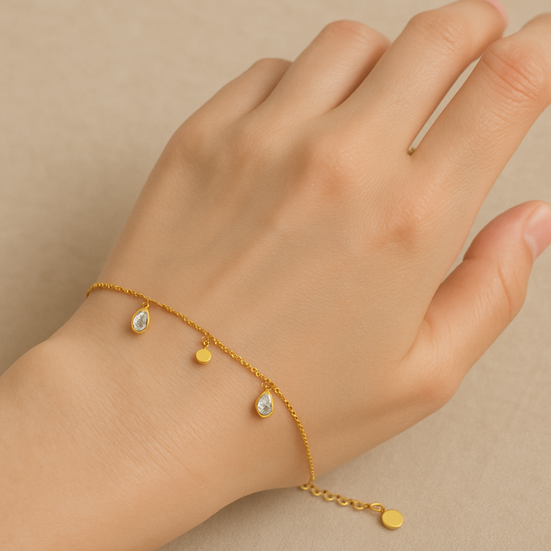Pulsera Drop Zirconia