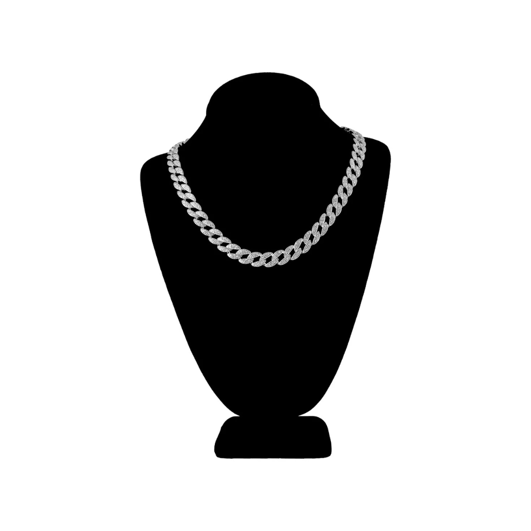 Cadena Cubana Con Zirconias