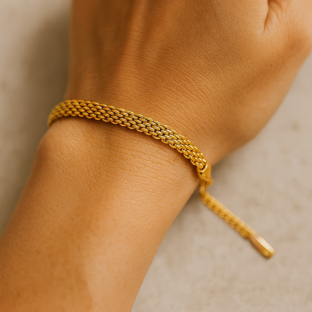 Pulsera Gruesa Tejido Especial