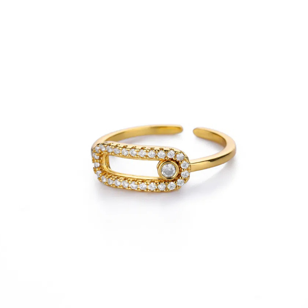 Anillo Zirconia Clip