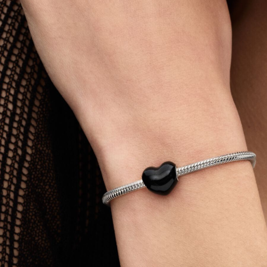 Charm Corazón Negro