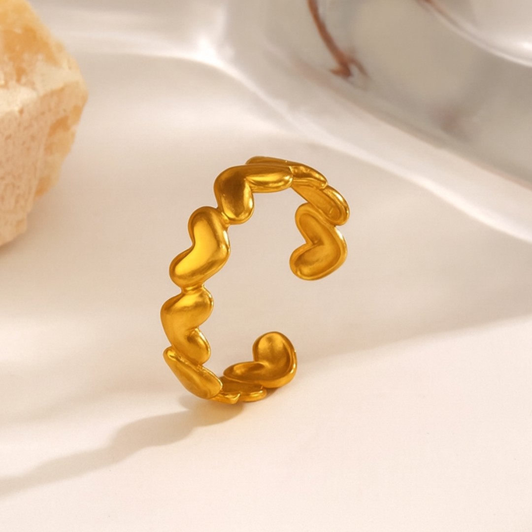 Anillo Corazones