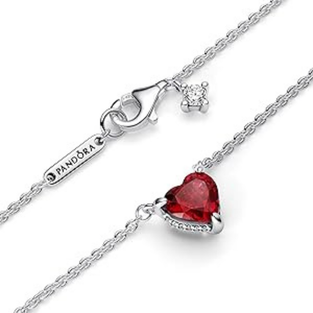 Collar Corazón Rosa