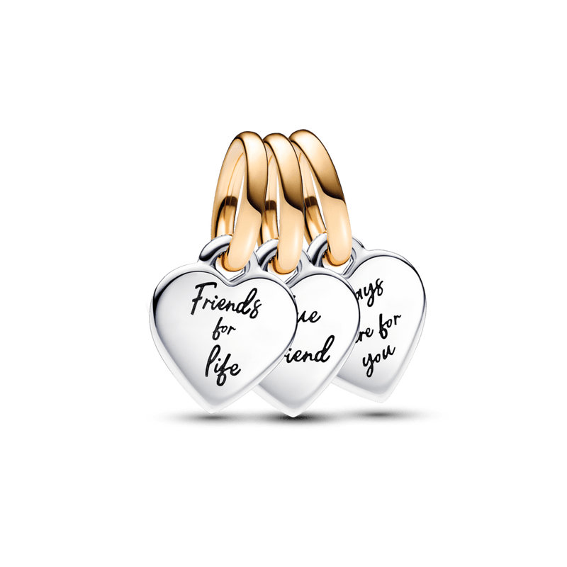 Charm Triple Amistad Para Compartir