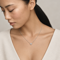 Collar Corazón Zirconia