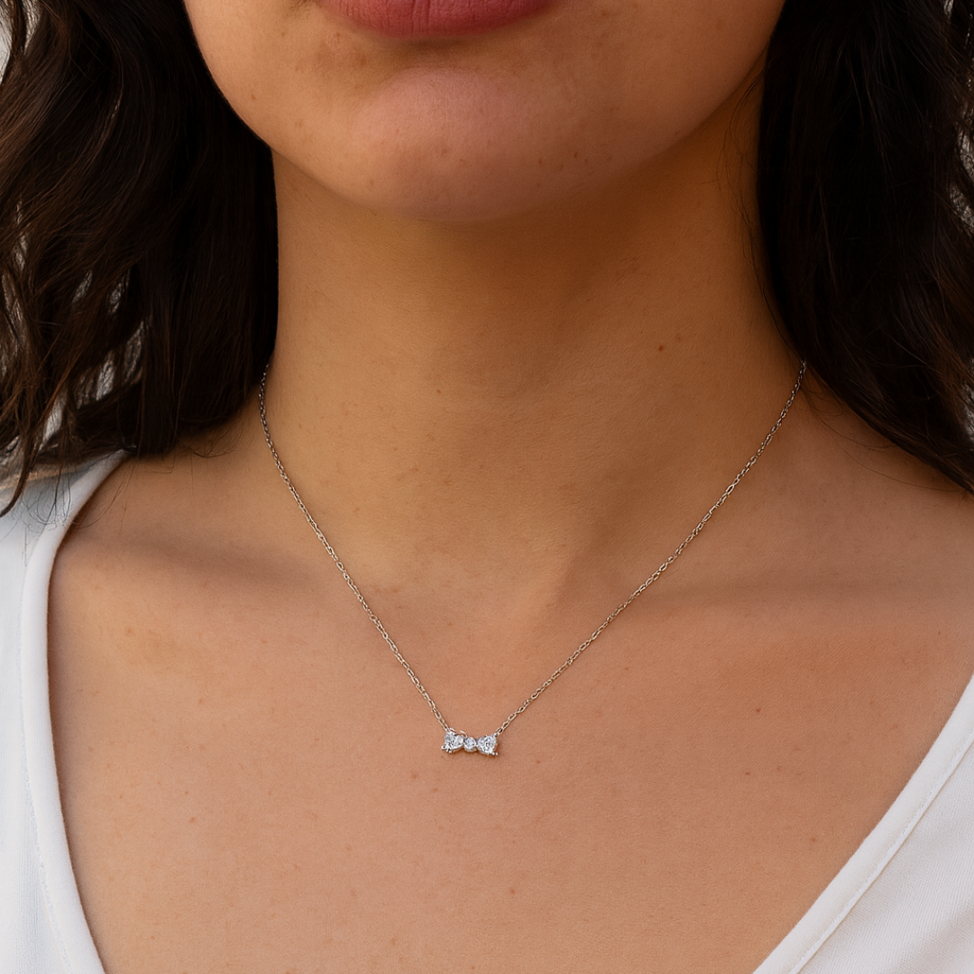 Collar Moño Zirconias