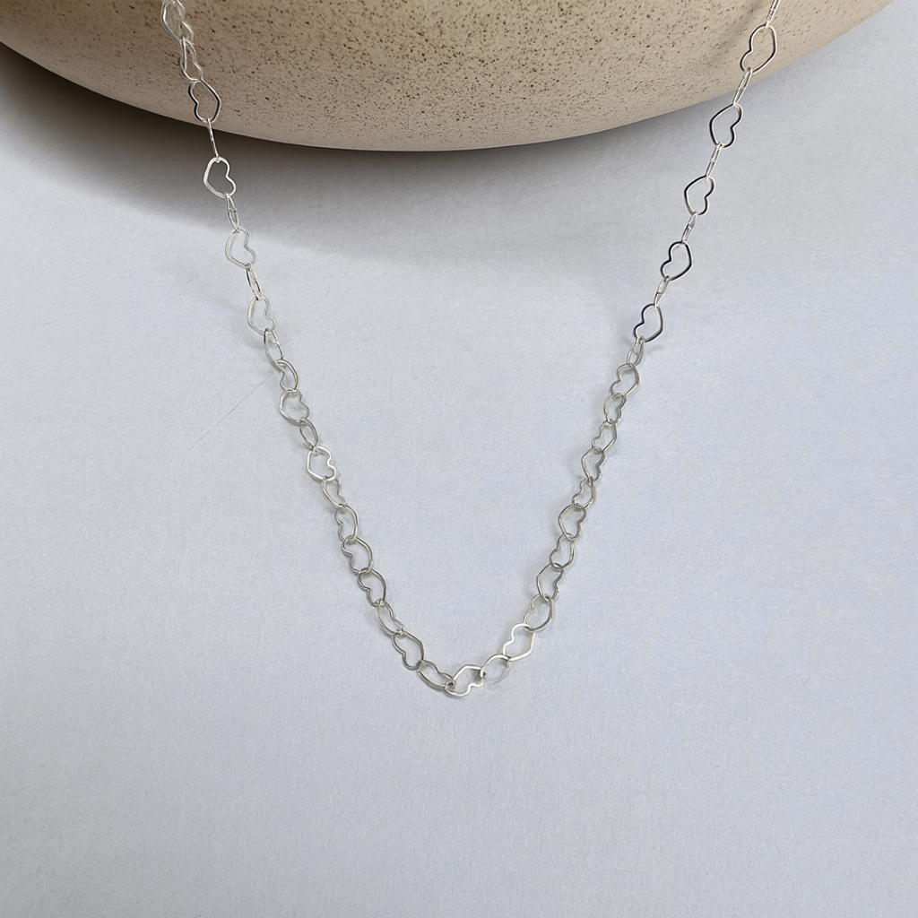 Cadena Eslabones de Corazones.