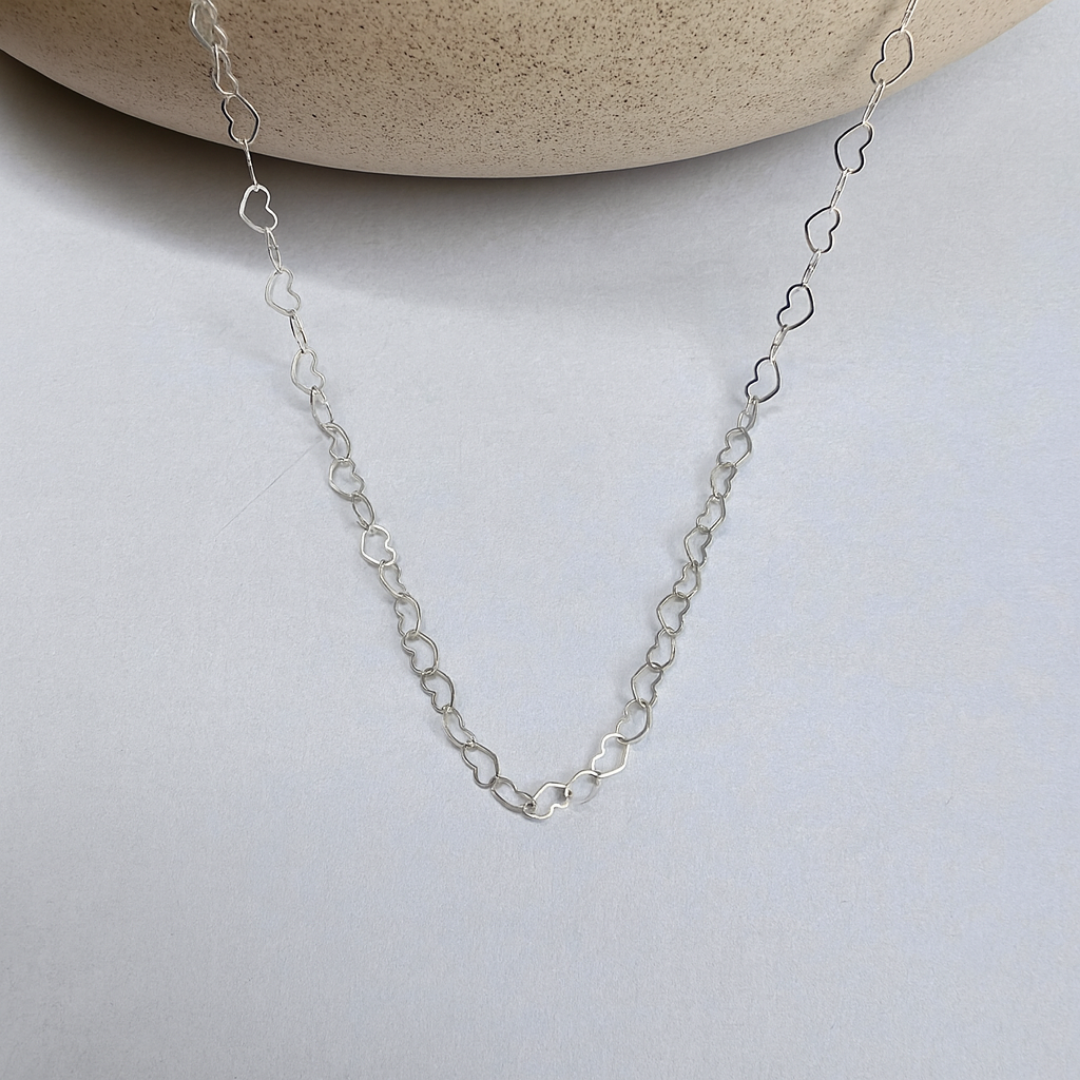 Cadena Eslabones de Corazones.