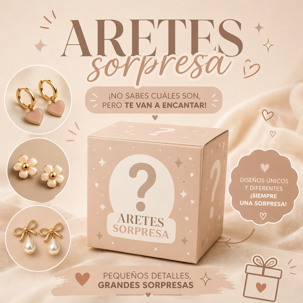Aretes SORPRESA 🎁