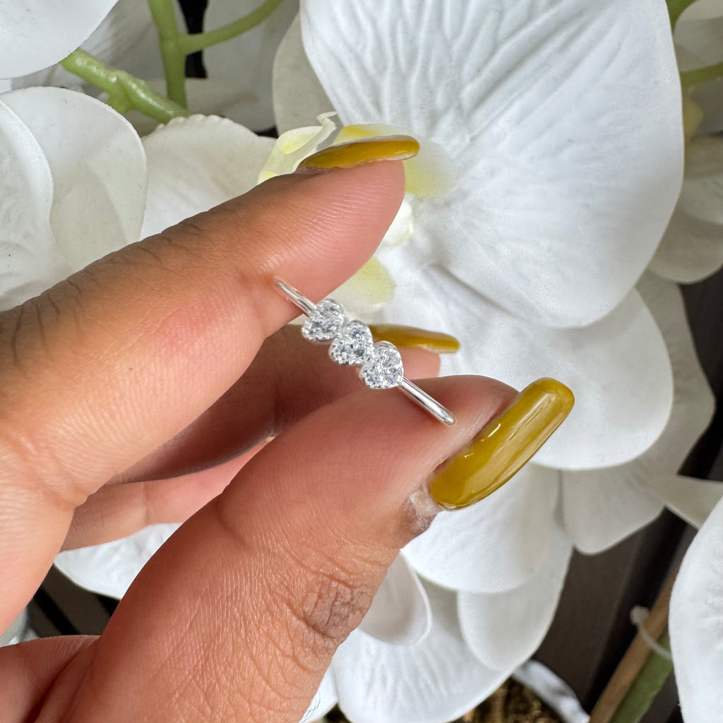 Anillo Triple Corazón