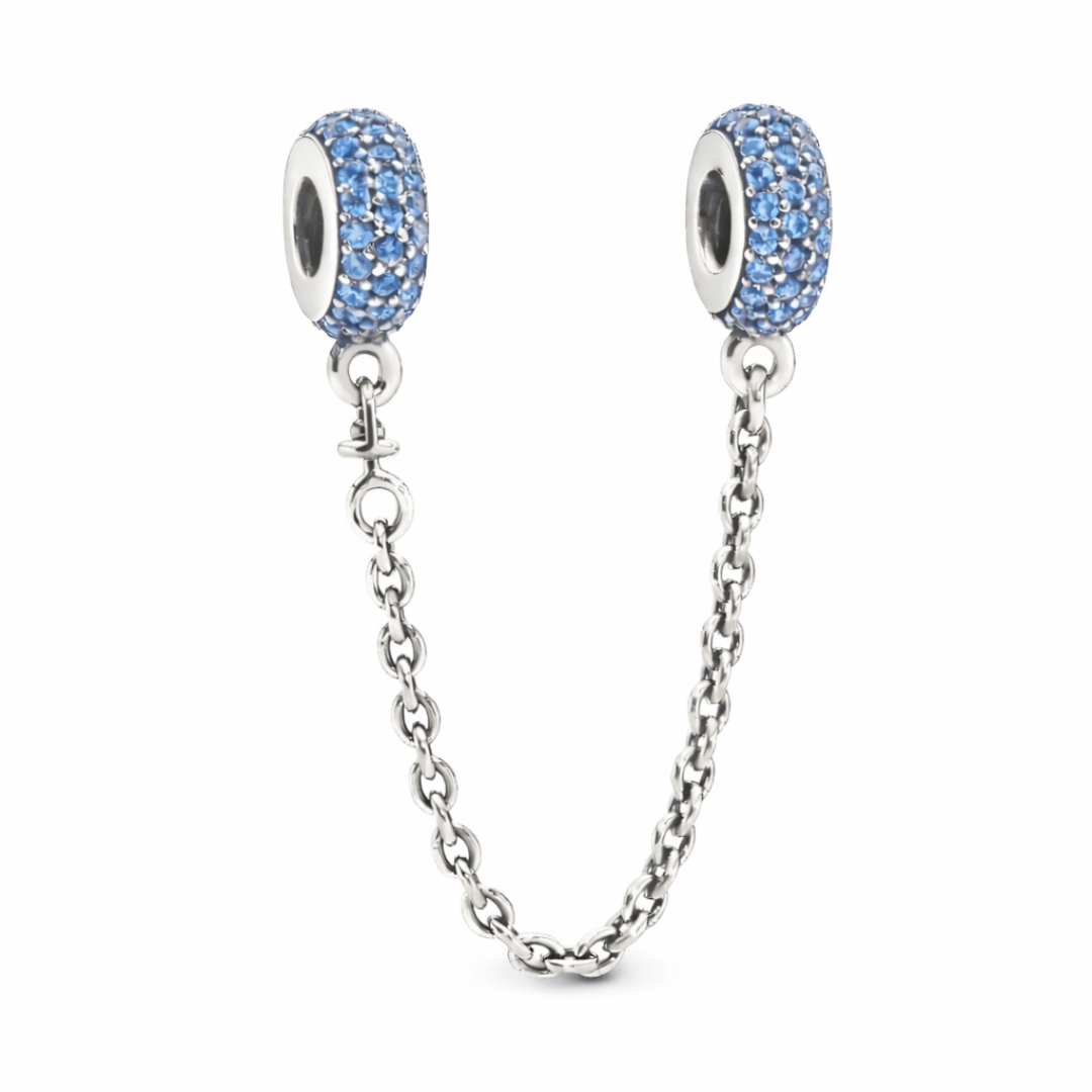 Charm Cadena de Seguridad Zirconias
