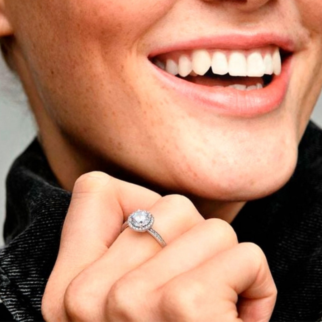 Anillo Solitario Redondo