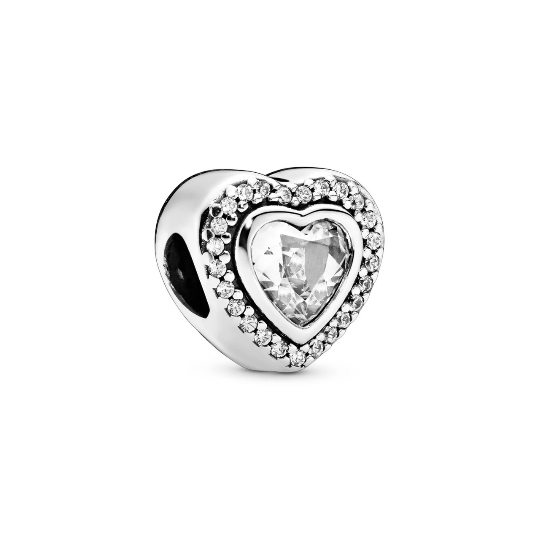 Charm Corazón Zirconia